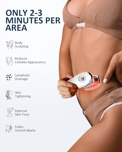 Wjjrun Portable Body Sculpting Machine: Mothers Day s, Birthday s For Women Men Mom, Cordless Cellulite Removal Machine, Anti Cellulite Massage Tool For Belly, Arms, Legs, Waist