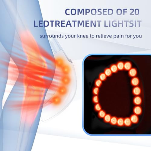 Supband Knee Massager 4 In 1 With Heat, Vibration, Red Light And 3D Massage, Cordless, Portable, Rechargeable