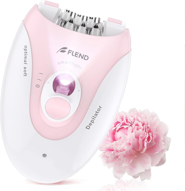 Bubbacare Epilator For Women, Silent Smooth Glide 2-Speed Facial Hair Removal Device, Cordless Rechargeable Hair Remover For Face, Legs, Bikini, Arms