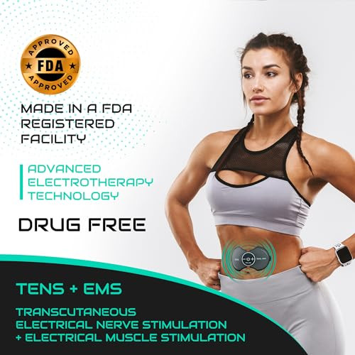 Tens X Pro Pro 1000 Wireless Tens Unit For Pain Relief - Mini Tens Massager Portable Electric Muscle Stimulator - Deep Tissue Ems Pain Management Device - Pulse Therapy For Back Shoulder Neck Leg Arm (2 Pads)