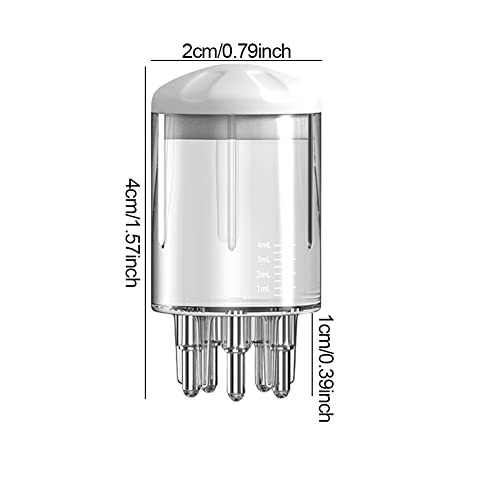 Waylenbo Scalp Applicator Comb, Oil Applicator Bottle, Hair Oil Applicators For Medicine Scalp Head Fluid Comb Essential Oil, Thick Thin Mini Head Massager, For Hair Growth Care