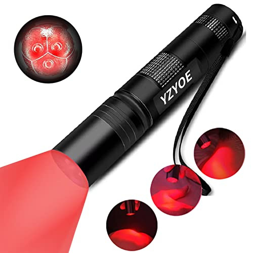 Yzyoe Infrared Light Therapy For Joint And Muscle Pain. Red Light Therapy For Face,Infrared Light Therapys,Red Lights-3 Wavelengths,Therapys Device Red Light Wand.