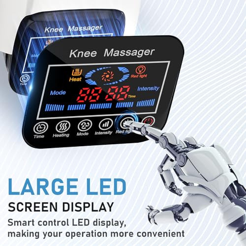 Supband Knee Massager 4 In 1 With Heat, Vibration, Red Light And 3D Massage, Cordless, Portable, Rechargeable, s For Family And Friends