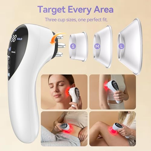 Caremorr 5-In-1 Body Sculpting Machine, Electric Cellulite Massage Tool For Body, Face, Neck, Back, Arm, Stomach, Leg, Calf, Hand, Firming & Circulation Home Spa Or Travel Self Care, s For Women