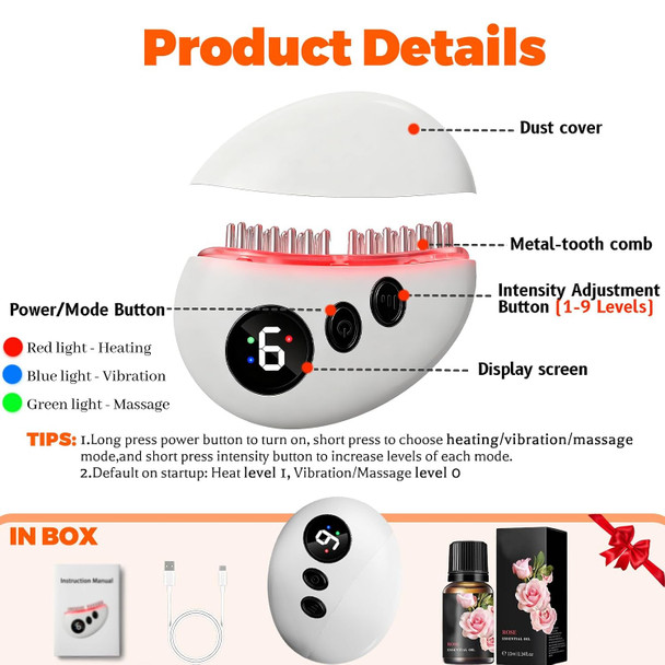 Cxgtci Electric Lymphatic Contour Face Brush With 9-Level Heating,Massage&Vibration,Scraping Massage Tool For Double Chin,Jawline,Puffiness And Facial Sculpting