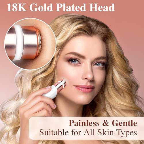 Visofo Facial Hair Removal For Women | Gen3 Upper Lip Mustache Remover Device Face Shaver Woman Chin Peach Fuzz Electric Trimmer Dermaplane Female Razor Ladies Tweezers Lady Epilator Girls