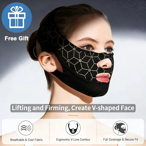 X-Vitalis Red Light Therapy Mask For Face & Lip Care, Wireless 84 4-Core Led Beads With 4 Wavelengths (660/850/450/590Nm), Food-Grade Silicone, Versatile Home & Travel Skincare Device