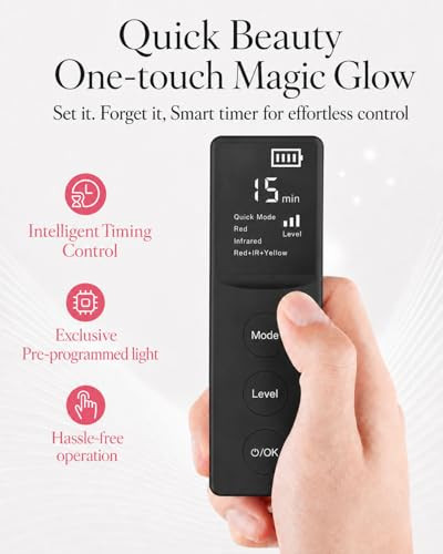 V Vym By Clinmate Infrared Light Therapy For Face 36J/Cm High Energy 292 Light Spot 3 Light With 830Nm Nir 633Nm Red 590Nm Amber Wireless Rechargeable 18Wh Red Light Mask For Glowing Skin Gen Pink 4.6Oz