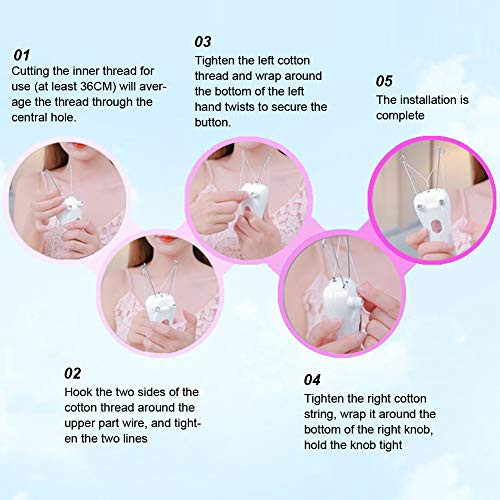 Ejoyous Electric Face Eyebrow Threading Epilator, Usb Charging, Cotton Thread Depilation Machine, Women Girls Ladies