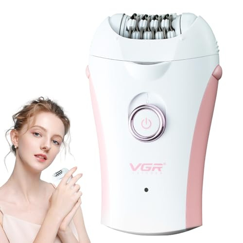 Fabmay Beauty Glabrouse Skin Smooth Glide Epilator For Women,Facial Epilator For Women,Cordless Face Hair Remover With Light,Hair Rmoval For Face Bikini Legs, Body Removal Device