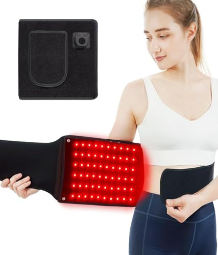 Cupid Care Red Light Therapy Belt For Body, Wearable Near Infrared Light Therapy 660Nm & 850Nm 3-In-1 Bead, Fatigue Pain Relief & Muscle Recovery, s For Women Men