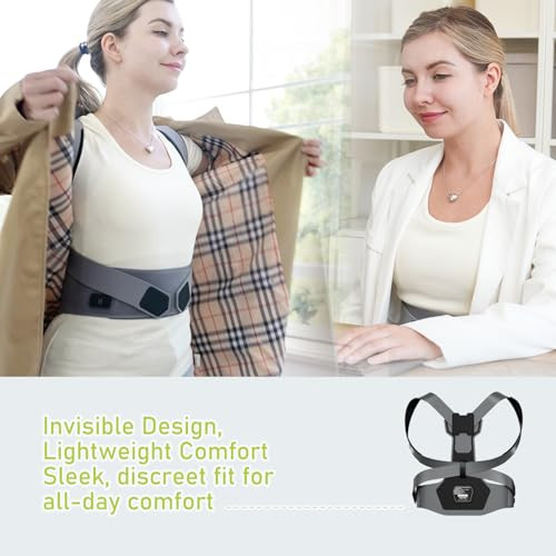 Viverde Infrared Heating Back Brace With Magnetic Support For Men And Women Adjustable Waist Belt Yoga-Grade Fabric Lumbar Support Invisible Wear Design For Posture Correction And Pain Relief