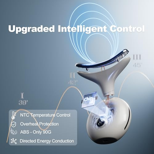 Vnvfd 7 In 1 Face Massager Tool, Red Light Therapy For Face And Neck,Portable Face Lift Device, Neck Massager For Double Chin Reducer