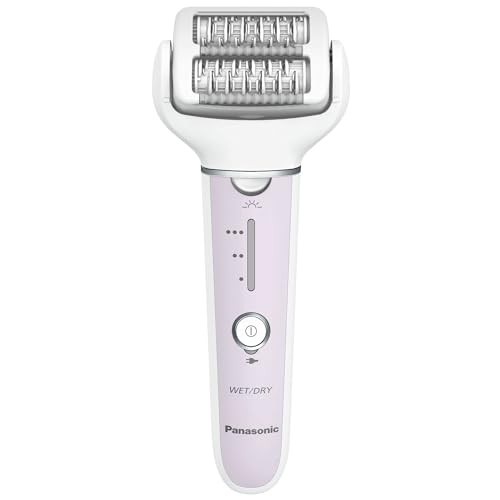 Panasonic Epilator With Gentle Cap, Electric Hair Removal Tool For Home, 3 Speed Settings, Wet Dry, Washable - Es-Ey30