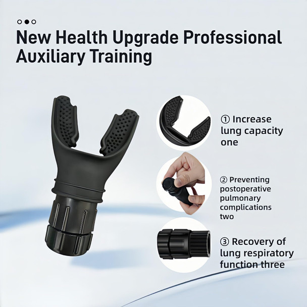 Fanbodta Portable Lung Capacity & Ab Trainer - Adjustable Resistance Breathing Exerciser For Core Strength, Swimming, Martial Arts | Medical-Grade Silicone, Compact Design With Flow Control Valve