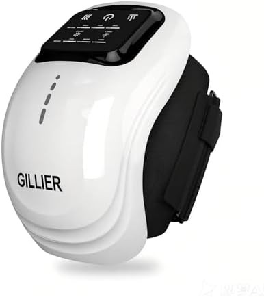 Pqsnz Knee Massager Smart With Heat, Red Light And Massage Therapy, 3 Vibration Modes And 3 Heating Levels, 2026 Updated Edition, Led Vitality Joints Knee Massager, s For Grandma & Grandpa, White