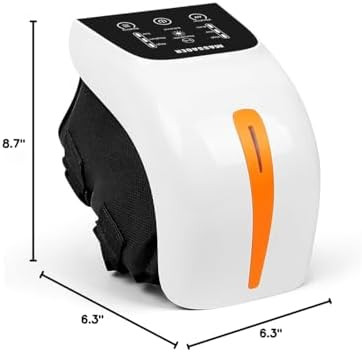 Idealstretch Idealproducts Knee Massager Pro+ With Heat, Red Light Therapy And Vibration, 6-In-1, Dual-Wavelength - Cordless, Portable, Adjustable Straps, Knee Pain Relief