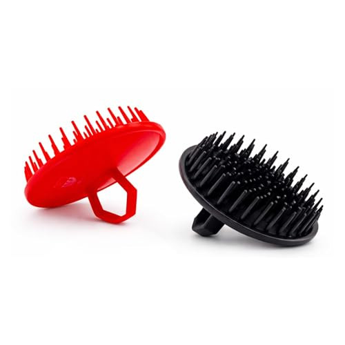 G.B.S Scalp Massager Shampoo Brush Scalp Scrubber For Dandruff Removal Exfoliating Hair Brush Wet & Dry For All Hair Types Pack Of 2