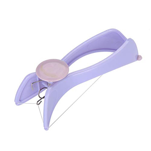 Kadimendium Facial Hair Threading Removal, Purple Facial Epilator Threading Hair Removal Epilator Abs Comfortable For Women(Glasses Boxed)