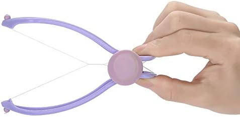 Kadimendium Facial Hair Threading Removal, Purple Facial Epilator Threading Hair Removal Epilator Abs Comfortable For Women(Glasses Boxed)