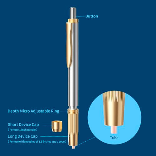 Lanbo Painless Acupuncture Needle Inserter, Magnetic Suction Press Type Dry Needling Injector For Acupuncture,Dry Needling, Electric Acupuncture,Warm Needle Moxibustion