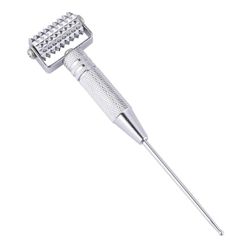 Exceart Acupuncture Pen Ear Massage Tool Face Roller Adjustable Deep Tissue Massage Tool For Face Ear Self-Massage