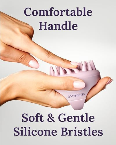 Keranique Scalp Therapy Manual Massager Hair Growth Stimulator For Dry Or Wet Hair