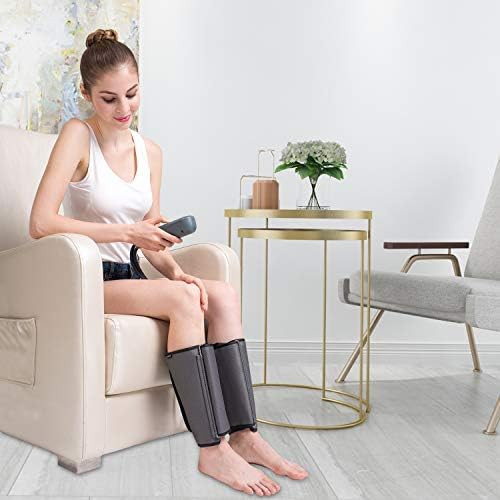 Quinear Air Compression Leg Massager For Circulation & Pain Relief, Calf Massagers With 2 Modes & 3 Intensities, Sequential Compression Device (Scd) For Rls, Edema, Fsa-Hsa - Ideal