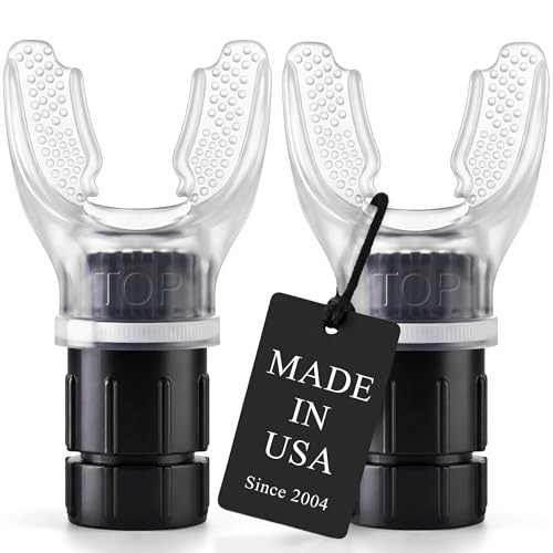 Expand-A-Lung ( ) Breathing Exercise Fitness Trainer | Inspiratory Muscle Strength Tool | Breathe Easier With Stronger Lungs | Dual-Way Inhale-Exhale Adj. Resistance Settings 2 Pack