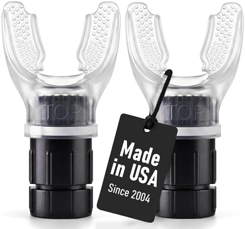Expand-A-Lung ( ) Breathing Exercise Fitness Trainer | Inspiratory Muscle Strength Tool | Breathe Easier With Stronger Lungs | Dual-Way Inhale-Exhale Adj. Resistance Settings 2 Pack