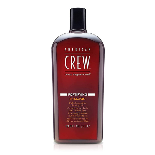 Fortifying Shampoo by American Crew for Men - 33.8 oz Shampoo