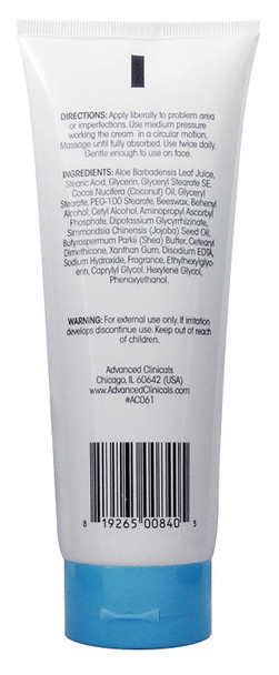 Advanced Clinicals Dark Spot Therapeutic Cream Face, Hand, & Body Lotion W/ Vitamin C. Anti Aging Skin Care Moisturizer Reduces Appearance Of Age Spots, Blotchy Skin, & Wrinkles, Large 8 Fl Oz