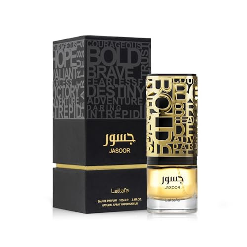 Lattafa Jasoor Eau De Parfum Spray For Men 3.4 Ounce