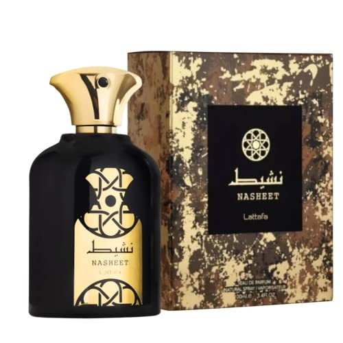 Lattafa Perfumes Nasheet Edp - Eau De Parfum 100Ml(3.4 Oz) Unisex | Guaiac Wood Nutmeg Sandalwood