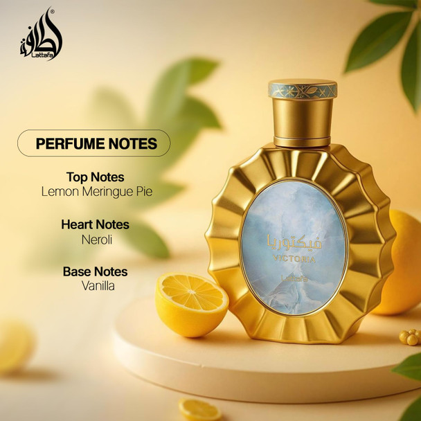 Lattafa Victoria For Women Eau De Parfum Spray 3.4 Ounce / 100 Ml