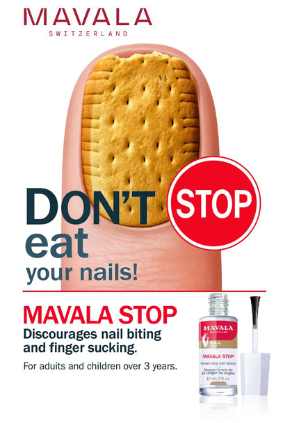 Mavala Stop Deterrent Nail Polish Treat | Nail Care To Help Stop Putting Fingers In Your Mouth | Bitter Taste | Easy Application | For Ages 3+ | 0.3 Fl Oz