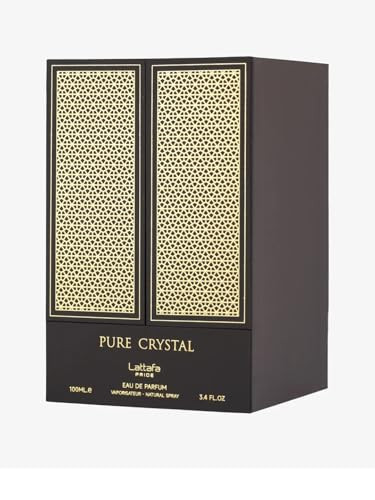 Lattafa Pure Crystal 100Ml Unisex Eau De Parfum Pride - Luxury Fragrance | Fruity Spicy & Woody