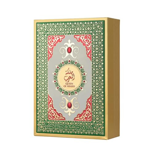 Lattafa Pride Queen Of Arabia Floral Woody Sweet Amber Eau De Parfum Spray Long-Lasting Fragrance For Women 3.4 Ounce / 100 Ml
