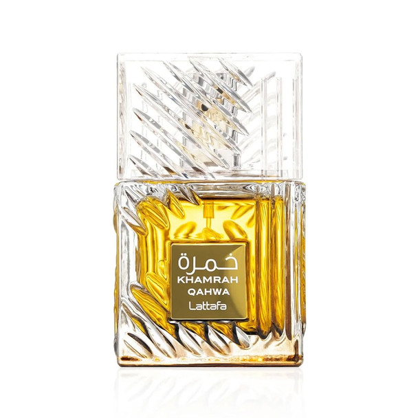Lattafa Khamrah Qahwa - Vanilla, Warm Spicy, Cinnamon, Sweet - Eau de Parfum Long-Lasting Fragrance for Unisex 3.40 Ounce / 100 ml