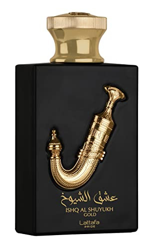 Lattafa Pride Ishq Al Shuyukh Gold For Unisex Eau De Parfum Spray 3.4 Ounce