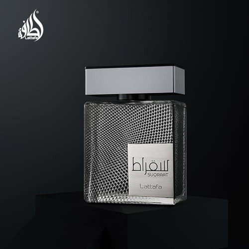 Lattafa Perfumes Suqraat For Men Eau De Parfum Spray 3.4 Ounce