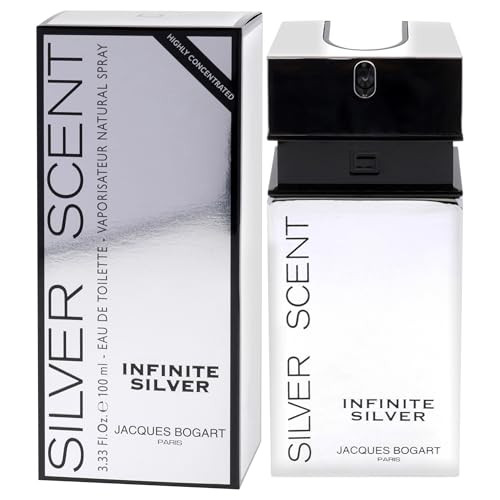 Jacques Bogart Silver Scent Infinite Silver By Jacques Bogart For Men - 3.33 Oz Edt Spray