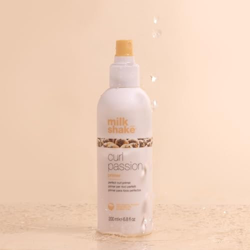 Milk_Shake Curl Passion Primer | Pre-Styling Curl Primer For All Curl Types | Adds Moisture & Enhances Definition | With Babassu Oil Praxcai Oil & Milk Proteins 6.8 Fl Oz / 200 Ml