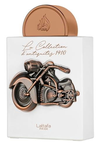 Lattafa Pride La Collection D'antiquites - 1910 (Bike) Eau De Parfum Spray For Unisex 3.4 Ounce