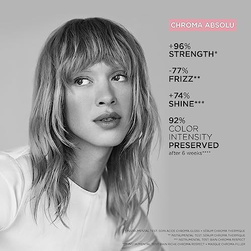 Kerastase Chroma Absolu Chroma Shampoo & Conditioner Set For Sensitized Or Damaged Color-Treated Hair - Protects And Hydrates With Glycerin And Hyaluronic Acid