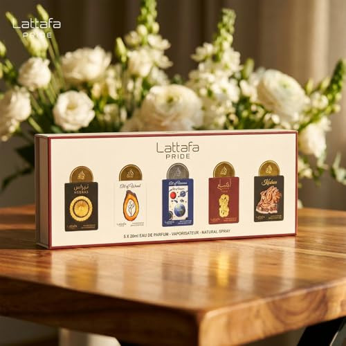 Lattafa set Collection Eau De Parfum | Musk Amber Woody Fruity | Long-Lasting Perfume Fragrance
