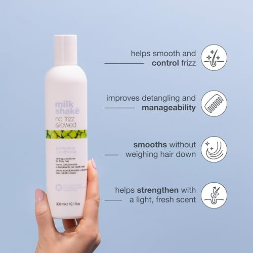 Milk_Shake No Frizz Allowed Conditioner | Anti-Frizz Lightweight Formula For Frizzy Hair | Protects From Humidity For Smooth Shiny Hair | With Milk Proteins And Fruit Extract