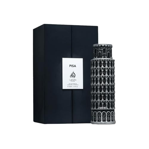 Lattafa Pride Pisa Citrus Woody Amber Eau De Parfum Spray Long-Lasting Fragrance For Men 3.4 Ounce / 100 Ml