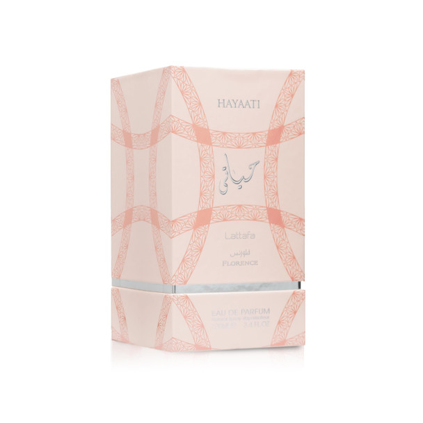 Lattafa Hayaati Florence For Women Eau De Parfum Spray 3.4 Ounce