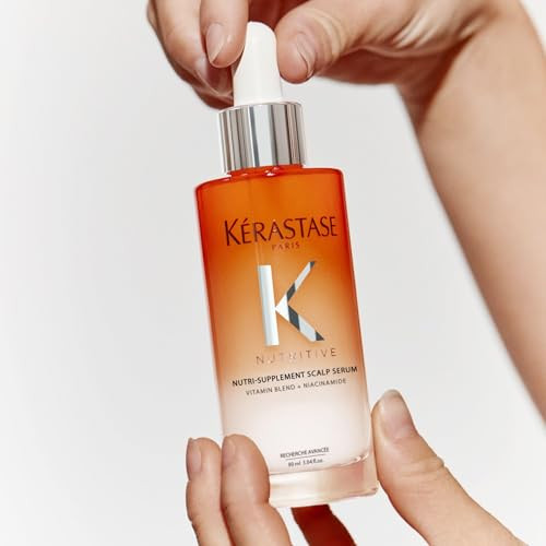 Kerastase Nutritive Hydrating Scalp Serum For Dry Hair - With Niacinamide And Vitamins Moisturising And Revitalising Fast Absorbing And Non Greasy 90 Ml